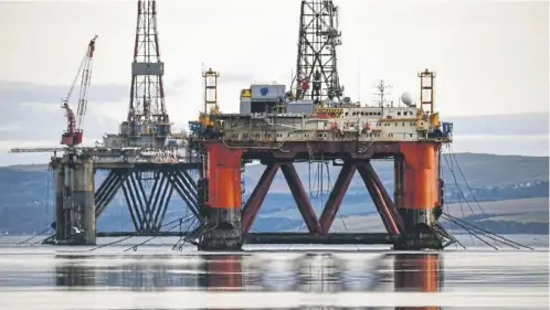  ?? ?? Scotland’s economy is tilted towards oil and gas revenue