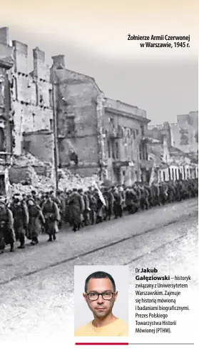  ?? ?? Żołnierze Armii Czerwonej
w Warszawie, 1945 r.