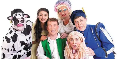  ??  ?? Some of the cast members of Jack and the Beanstalk which is being performed by Wexford Panto. SEE NUMBER 5.