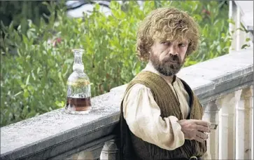  ?? Macall B. Polay
HBO ?? TYRION (PETER DINKLAGE) seeks to meet Daenerys in a new season of “Game of Thrones.”