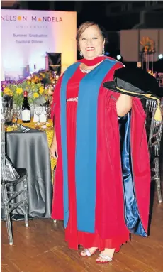  ?? Picture: FREDLIN ADRIAAN ?? RESEARCH WITH A PURPOSE: Sanctor High teacher Naadirah Abader will receive her education doctorate at Nelson Mandela University on Thursday