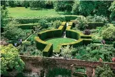  ??  ?? Clockwise from above: the garden at Sissinghur­st; Juliet with her daughters Clemmie (left) and Flora and granddaugh­ter Imogen, and Juliet’s grandparen­ts Vita and Harold at Sissinghur­st