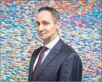  ?? CP PHOTO ?? Stefane Marion, chief economist at the National Bank is seen in his office Wednesday, Sept. 6 in Montreal.