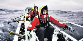  ??  ?? The cruel sea: Alex Gregory takes on the Arctic Ocean in a rowing boat