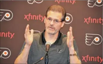  ?? SUBMITTED PHOTO — ZACK HILL ?? Flyers general manager Ron Hextall talked on a lot of post-mortem topics Thursday, but didn’t describe how big he thought the gap was between his team and real Stanley Cup contenders.