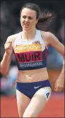  ??  ?? BELIEF: Laura Muir hopes clean athletes will get their rewards
