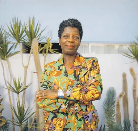  ?? Patrick T. Fallon For The Times ?? THELMA GOLDEN, director of the Studio Museum in Harlem and a LACMA board member, is a 2018 J. Paul Getty Medal honoree.