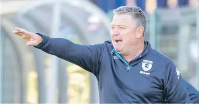  ?? Picture: Gallo Images ?? STAYING PUT. Despite coming off a very disappoint­ing season, Bidvest Wits coach Gavin Hunt is not looking to jump ship yet.