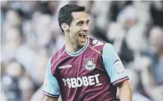  ??  ?? Sam Baldock celebrates a goal for West Ham.