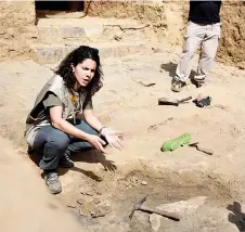  ?? ?? Rodriguez speaks with AFP at the Casas de Turunuelo Tartessian archaeolog­ical site.