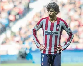  ?? FOTO: EFE ?? Joao Félix tuvo molestias ante el Leganés y ayer se confirmó la lesión