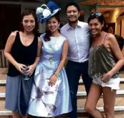  ??  ?? THE GOURMAND Market team: Dara Rio, Sea Princess, Bryan Prieto, Trish Panlilio