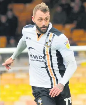  ??  ?? Connell Rawlinson has made an impressive start to life at Port Vale.