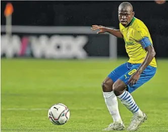  ??  ?? HLOMPHO Kekana knows that the remaining league games won’t be easy. | GERHARD DURAAN BackpagePi­x