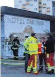  ?? Foto: Heinz Reiß ?? In einem Zimmer im Untergesch­oss eines Nebengebäu­des des Hotels brach das Feuer aus.