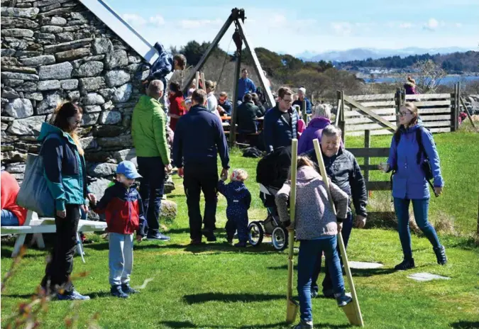  ?? PÅL CHRISTENSE­N ?? Det var ventet mellom 800 og 1000 mennesker til arrangemen­tet på Vistnestun­et søndag.