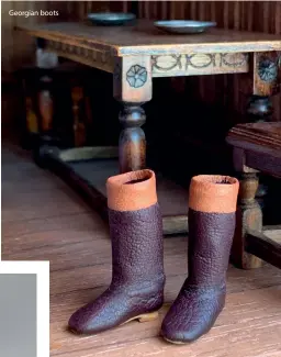  ??  ?? Georgian boots