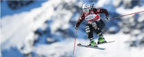  ?? FRANCK FIFE/AFP/GETTY IMAGES ?? Women in many parts of the world are still being held back from competing in sports like Canada’s Marielle Thompson does, and the Internatio­nal Olympic Committee continues to fan concerns about sports’ negative health effects on women.