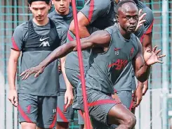  ?? FOTO: LIVERPOOL ?? Sadio Mané, junto a Salah, comandará al ataque del Liverpool.