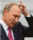  ?? Foto: afp ?? Wird er 2018 wieder kandidiere­n? Putin macht ein Geheimnis daraus.