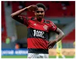  ??  ?? Vitinho…the in-form Flamengo striker scored a brace in the last 16 against Defensa y Justicia