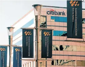  ?? /Supplied ?? Settled: The Competitio­n Commission says it has settled a case over colluding only with Citibank. The bank paid the commission a R69.5m fine.