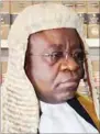  ??  ?? Supreme Court Justice John Inyang Okoro