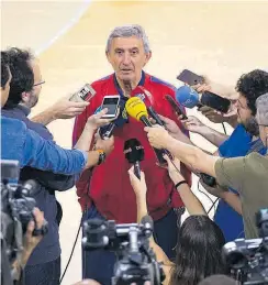  ?? // JAVI FERRÁNDIZ ?? Svetislav Pesic recalcó lo bien que está jugando su equipo