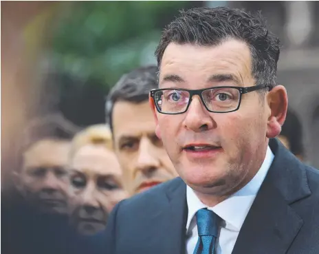  ??  ?? Victorian Premier Daniel Andrews: There are rules, and they have been followed.