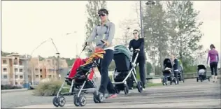  ??  ?? For new moms struggling to fi nd the time to get out and exercise, stroller fi tness fi ts the bill.