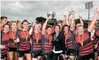  ?? PHOTO: GETTY IMAGES ?? Canterbury women’s NPC side upset Counties Manukau to break their finals drought and win the Farah Palmer Cup for the first time last year.