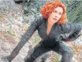  ??  ?? Scarlett Johansson plays Natasha Romanoff aka Black Widow