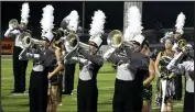  ?? Courtesy photo ?? The Bentonvill­e Pride Marching Band prepares to host its first marching invitation­al.