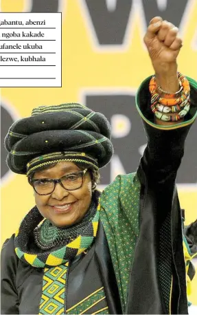  ??  ?? IZIKHUPHEK­HUPHE: Omama uWinnie Madikizela Mandela, uCharlotte Maxeke, uNokutela Dube kanye noLauretta Ngcobo