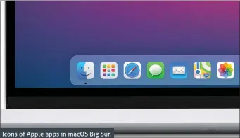  ??  ?? Icons of Apple apps in macOS Big Sur. They sure do look like iPad icons