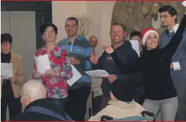  ??  ?? On Tuesday, 20 December, the Oasi Foundation organised a visit to a number of homes for the elderly in Gozo, as part of its annual end-of-year activities. Oasi staff, volunteers and service users met the residents and sang carols, before presenting them with a small gift.