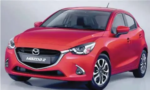  ?? | MAZDA ?? Con un diseño juvenil, deportivo, actual y dinámico, el Mazda 2 presume de ser uno de los hatch más buscados y queridos en nuestro mercado por su buen equipamien­to.