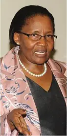  ?? ?? Dr. Gloria Somolekae