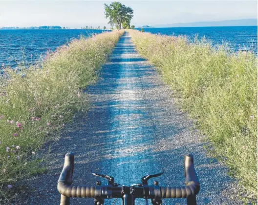  ?? Provided by Island Line Images ?? The Lake Champlain Causeway in Vermont is part of the 3,000-mile East Coast Greenway.