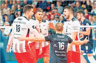  ?? ?? Asseco Resovia we wtorek zmierzy się z Tours VB. Bez kontuzjowa­nego Jakuba Kochanowsk­iego.