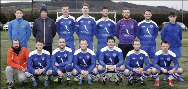  ??  ?? Ashford Rovers, who bowed out of the Wicklow Cup.