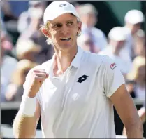  ?? PICTURE: EPA ?? SA’s Kevin Anderson during his Wimbledon men’s final against Novak Djokovic of Serbia in London.