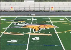  ?? COURTESY PERKIOMEN VALLEY FOOTBALL ?? The turf project at Perkiomen Valley is nearing completion.