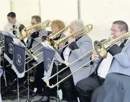  ??  ?? ●●Littleboro­ugh Public Band played at the Rochdale Canal Festival at Ealees, Littleboro­ugh