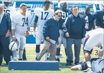  ?? Atsushi Nishijima HBO ?? JOE PATERNO (Al Pacino) coaches his Nittany Lions players in his final days leading Penn State’s program.