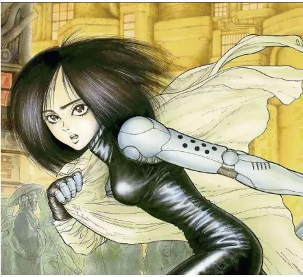  ?? — Photos: Yukito Kishiro ?? alita was known as Gally in the original Japanese manga.