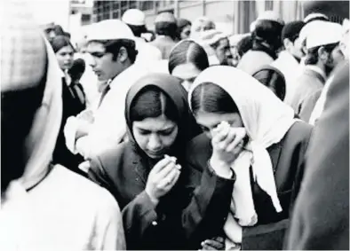  ??  ?? THOUSANDS of people attended the funeral of political detainee Ahmed Timol, who was killed on the morning of October 27, 1971, in a fall from the 10th floor of John Vorster Square police headquarte­rs.| Ahmed Timol Family Trust / African News Agency (ANA)