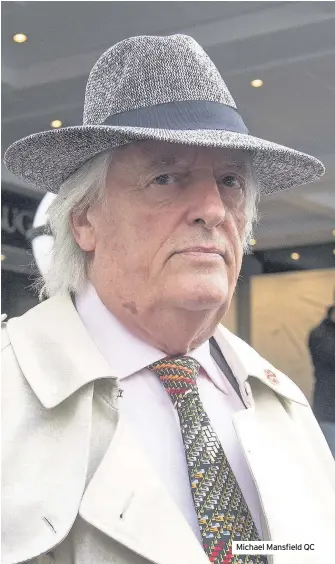  ??  ?? Michael Mansfield QC