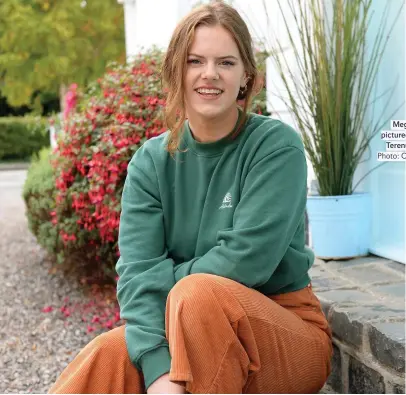  ??  ?? Photo: Caroline Quinn Megan Lewis pictured at home in Terenure, Dublin