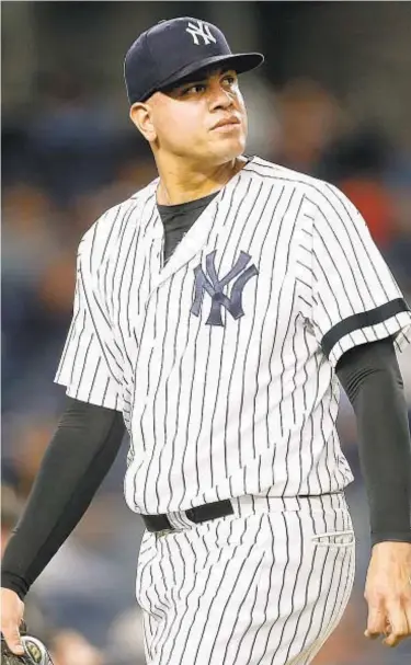  ?? GETTY ?? Dellin Betances was injured for much of 2019 season, but can be dominant if he returns healthy.